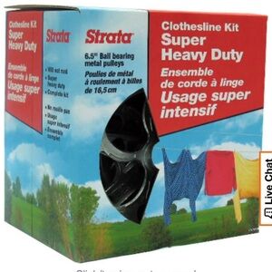 STRATA Super Heavy Duty Metal 150 Foot Clothesline Kit
